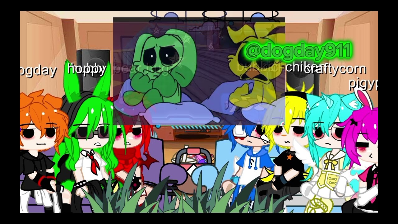 smiling critters react to catnap (part 4) tell me if y'all want part 5)///and thank you for 290 sub