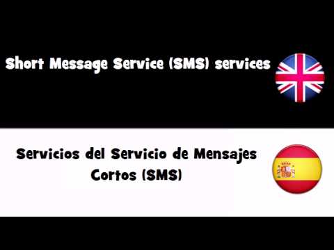 APRENDER INGLÉS = Servicios del Servicio de Mensajes Cortos (SMS)