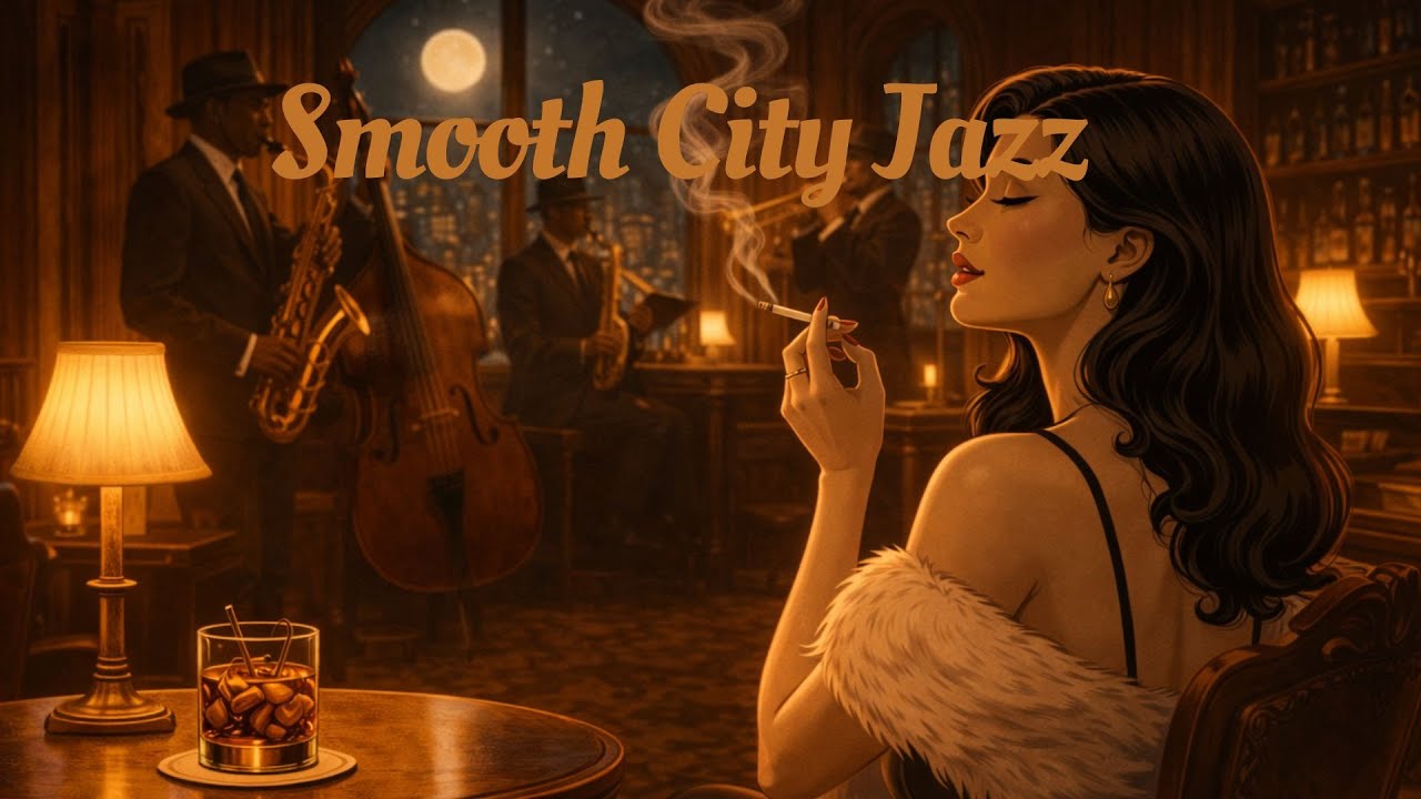 Midnight 1950s Jazz Lounge 🎷 | Smooth Vintage Jazz Bar Music for Late Nights and  Dim Lights🎷