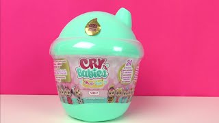 Yeni mini Cry Babies Magic Tears oyuncak bebek açılımı sihirli göz yaşları ile ağlayan oyuncak bebek Resimi