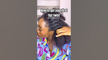 How to get your first flat twist. FOLLOW THESE STEPS📌
