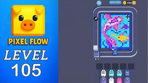 Pixel Flow Level 105 Walkthrough