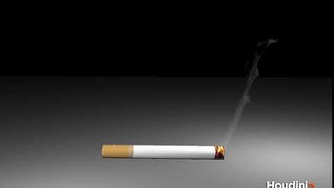 Cigarette smoke simulation