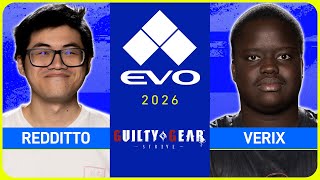 Evo 2026: RedDitto vs Verix | GUILTY GEAR -STRIVE- | Grand Final