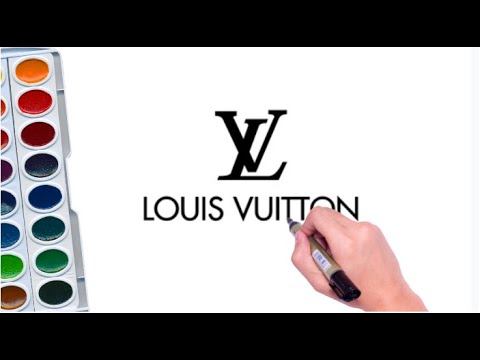 How to draw Louis Vuitton logo  louis vuitton - Logo design, Logo 