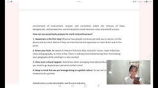 MODULE 8 REPORTING/ DIVERSITY AND INCLUSION 