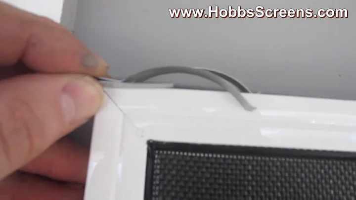 How to Measure & Install Rectangular Solar Screens for Opening Windows to use Leaf Springs