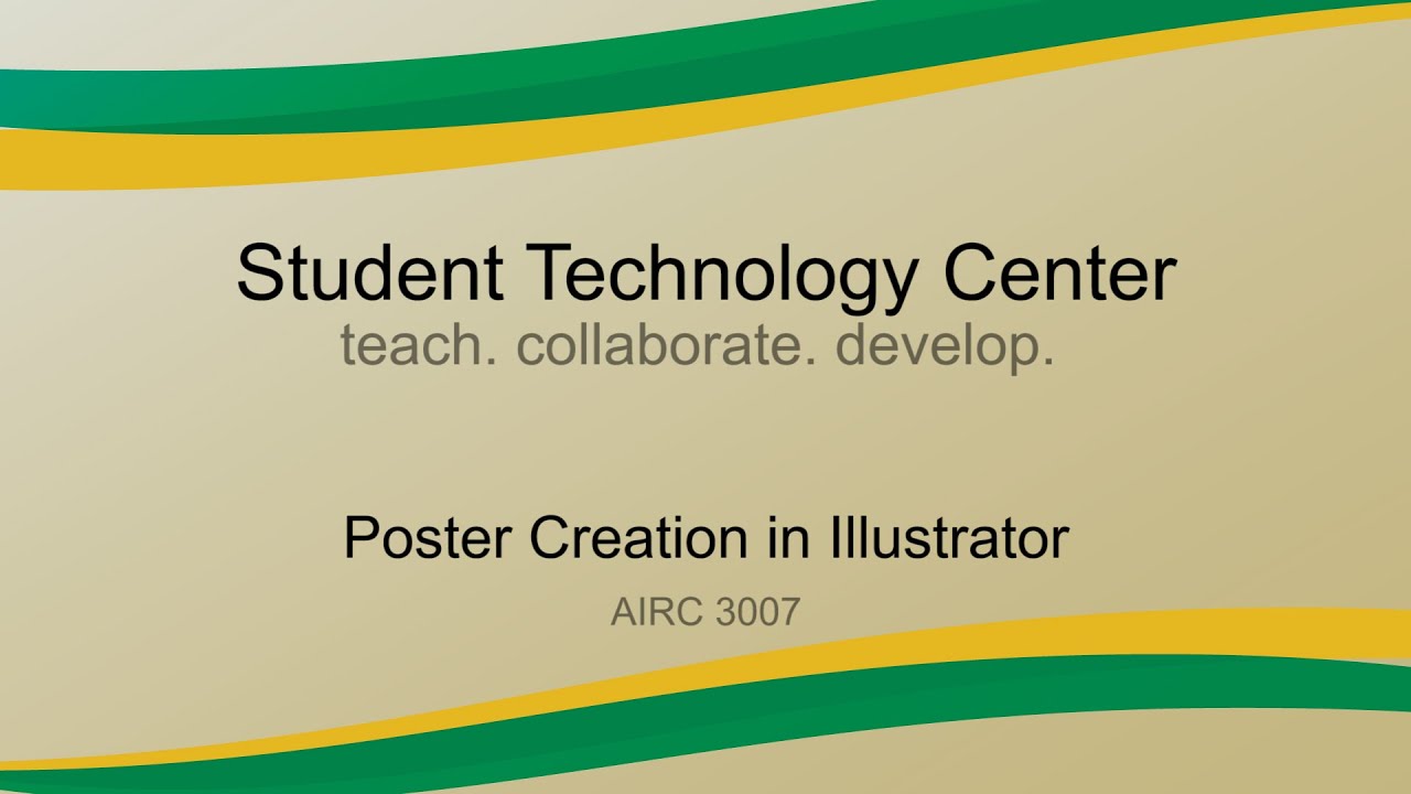 Preview of "Poster Creation Using Illustrator" YouTube