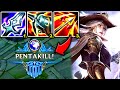 Ashe top is 100 unfair and this proves it penta kill  s14 ashe top gameplay guide