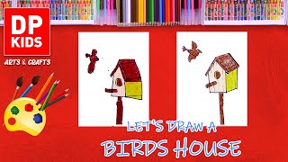 Let's draw a bird house - DPKIDS ARTS (294)