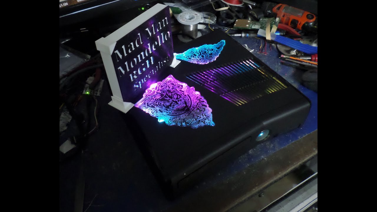 Xbox 360 Rgh Custom for Kasey Colley By Tony Mondello - YouTube
