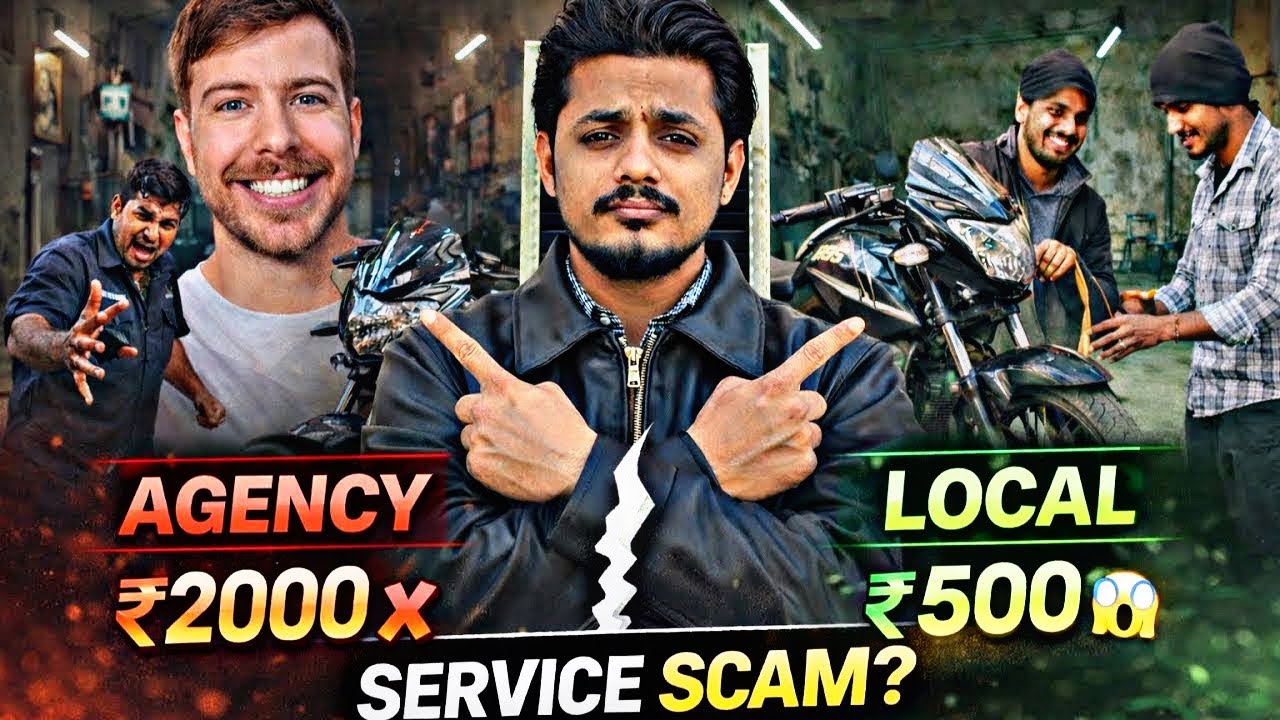 Pulsar 125 Service Scam 😡 | Agency ₹2000 💸 Local Mechanic ₹500 😲 Truth Revealed 