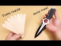 How to make Popsicle Stick CS:GO Skeleton knife without using power tools