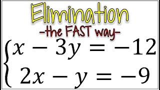 This Will Probably Be Your Favorite Way: Use Elimination to Solve a System of Equations