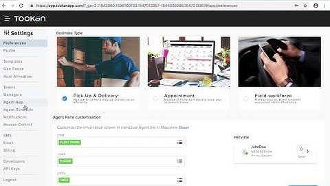 Control Agent Schedule - Tookan