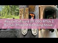 Review Cofiyard 20,000 BTUs 2 Burner Propane Camping Stove, Portable Folding Camp Stove with Adjusta