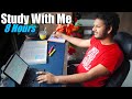 Study With Me - Medical Student Exam Preparation Day | 8 Hours | 2nd Year MBBS | Anuj Pachhel