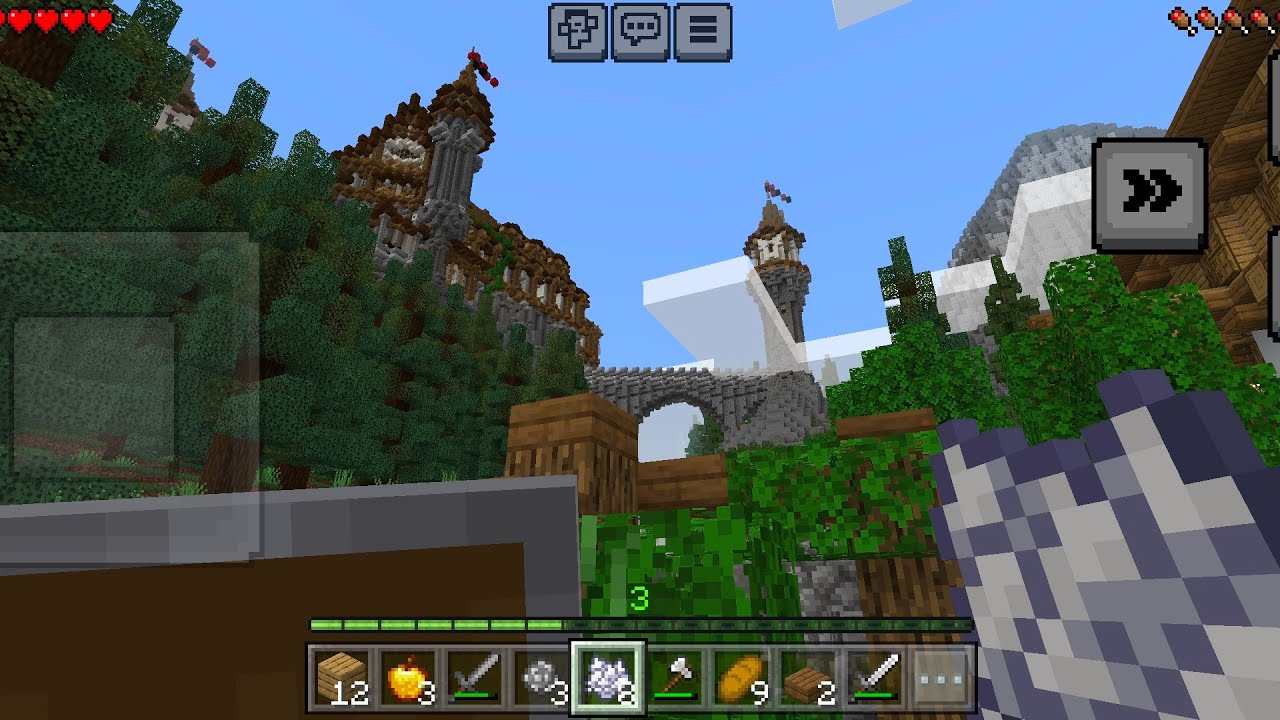 minecraft แผนที่ Stonehill Castle 2 - YouTube