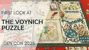 First Look at The Voynich Puzzle - GenCon 2025