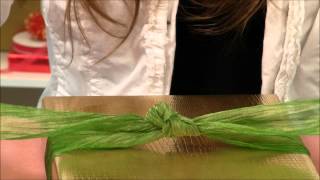 Two Tone Creped Sheer Ribbon