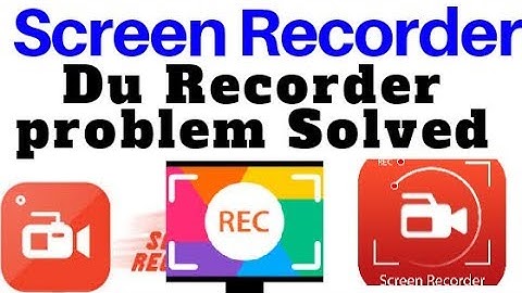Free Screen Recorder with brush. Du recorder if not working then best solution