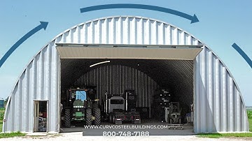 Quonset Hut Buildings- Do-it-yourself Construction, Arch Building Kits by Curvco Steel Buildings