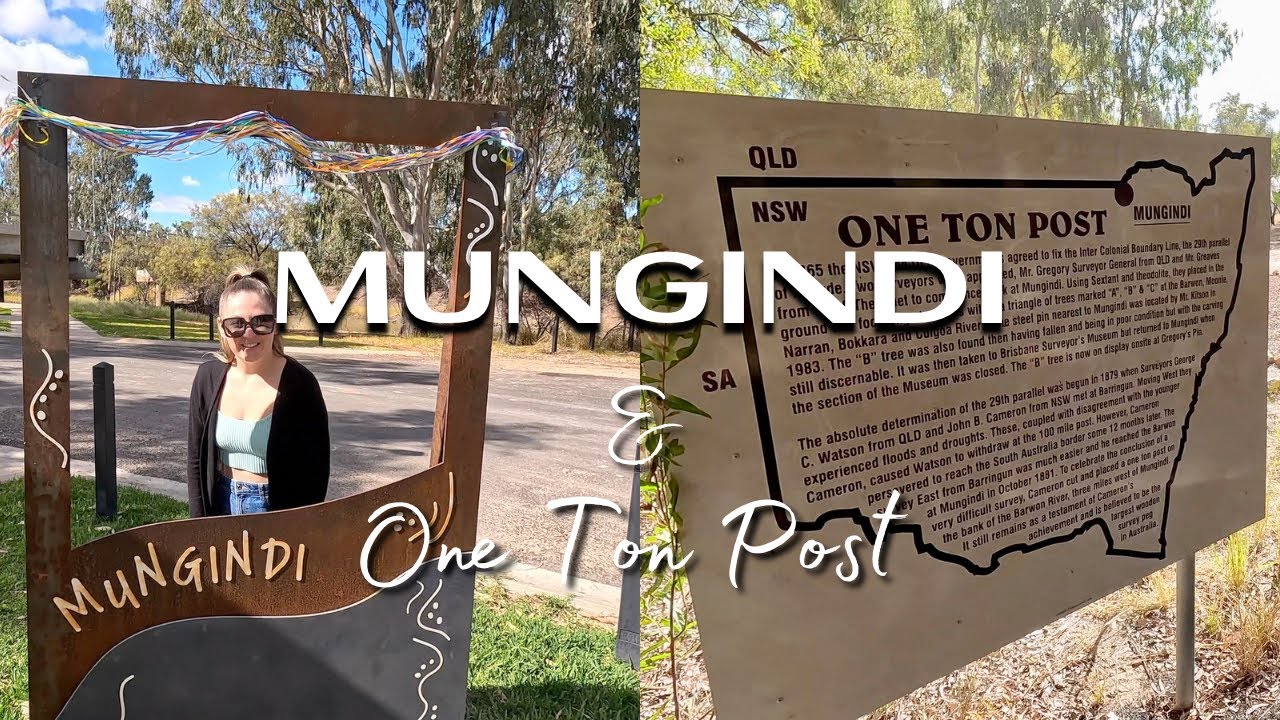 A Day off Exploring Mungindi and The One Ton Post! QLD and NSW Border