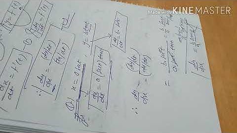12 RBSE chapter 7.4 deravative of parametric functions