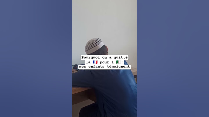 Pourquoi on a quitté la France pour l'Algérie :mes enfants témoignent#algérien