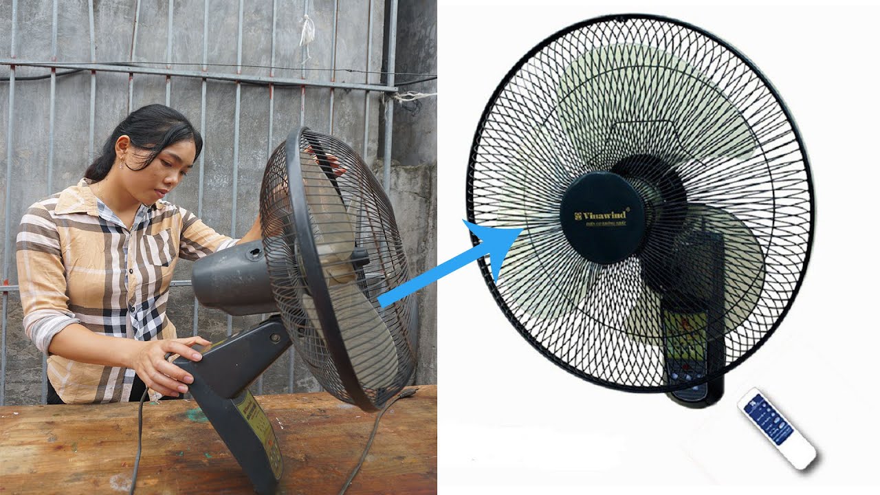 Restoration remote fan is broken - Instructions to fix the fan when it ...