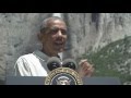Mr. President Goes to Yosemite