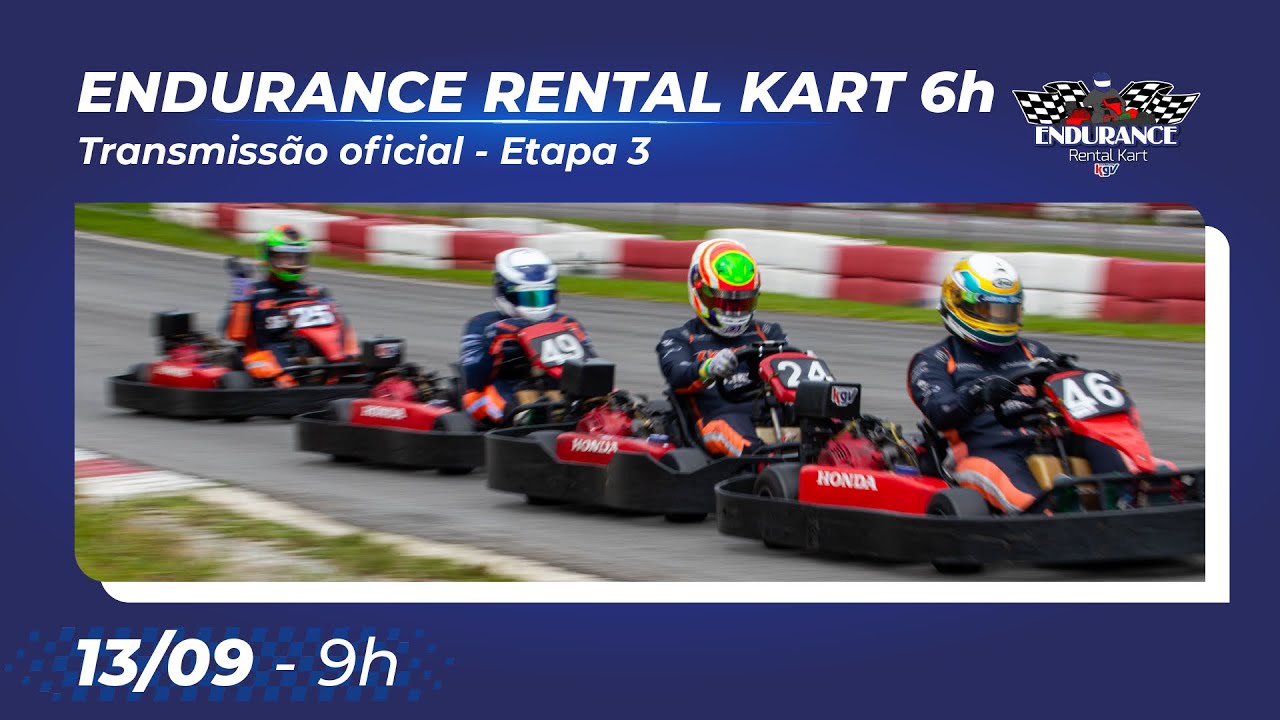 Endurance Rental Kart 6h - 3ª Etapa - Sábado, 13/09/2025
