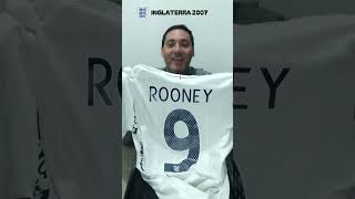La camiseta inglesa 2007 del controvertido Wayne Rooney 🇫🇴