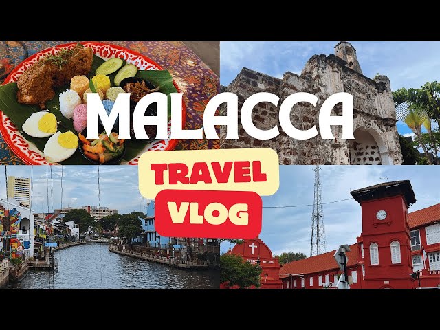 Travel vlog - 2 Days in Malacca, Malaysia | Exploring Malaysian Food and Little Nyonya film site | Travel Vlog