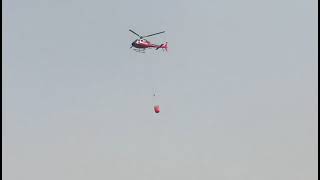 Shivapuri - Nagarjun fire control from Simrik Air Helicopter | fire| Nagarjun | Shivapuri Fire