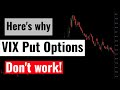Here's why VIX Put Options don't work