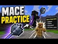 Minecraft mace practice day-2 #minecraft #mace #short