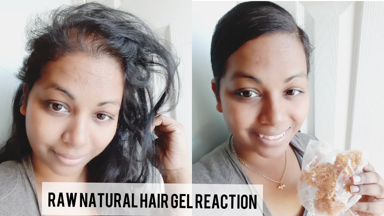 All Natural Hair Gel 1st impression YouTube