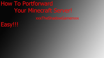 How To PortForward Your Minecraft Server! (FIX)