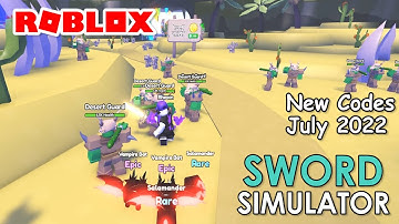 Roblox Sword Simulator New Codes July 2022