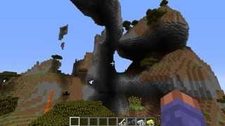 Cool desert temple spawn, double ravine npc village Minecraft seed 1.7.10