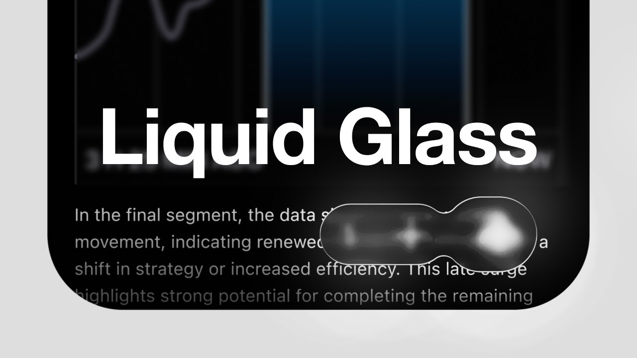 Apple Liquid Glass Animation in After Effects - YouTube