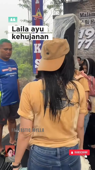 Laila ayu kehujanan bolo #dangdut #lailaayu #hiburan