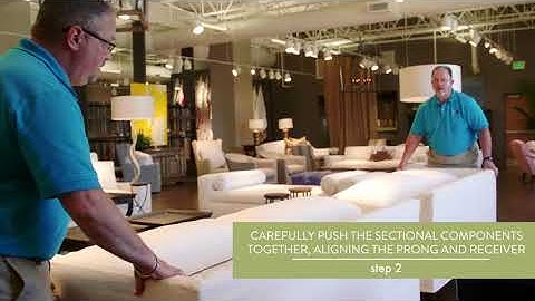 How To Connect & Disconnect a Sectional