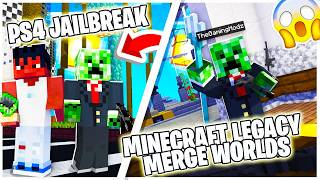 Minecraft PS4 Legacy Edition Merge Worlds Showcase!