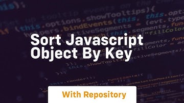 sort javascript object by key