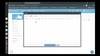 Schoology:  How to Submit Assignment with Create Button