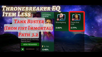 MCOC| EQ 3.2 | Tank Buster Path | Found and Lost | SEED OF DOUBT |  TB | Item less |