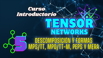 Descomposición y formas MPS/TT, MPO/TT-M, PEPS y MERA. Curso Introductorio a las Tensor Networks 5.