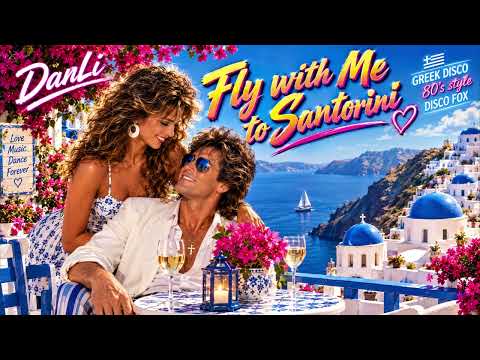 DanLi - Envole-toi avec moi à Santorin (Disco grec, style années 80, Disco Fox années 80)